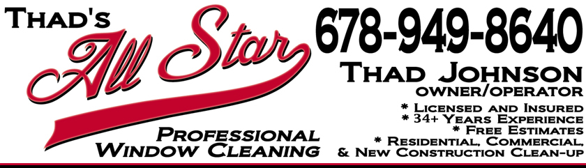 Thad's All Star Professional Window Cleaning Service
